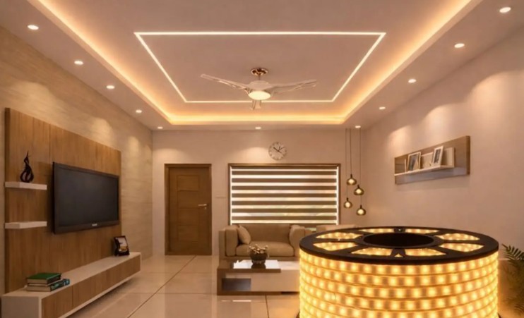 Warm COB LED Cove Ceiling