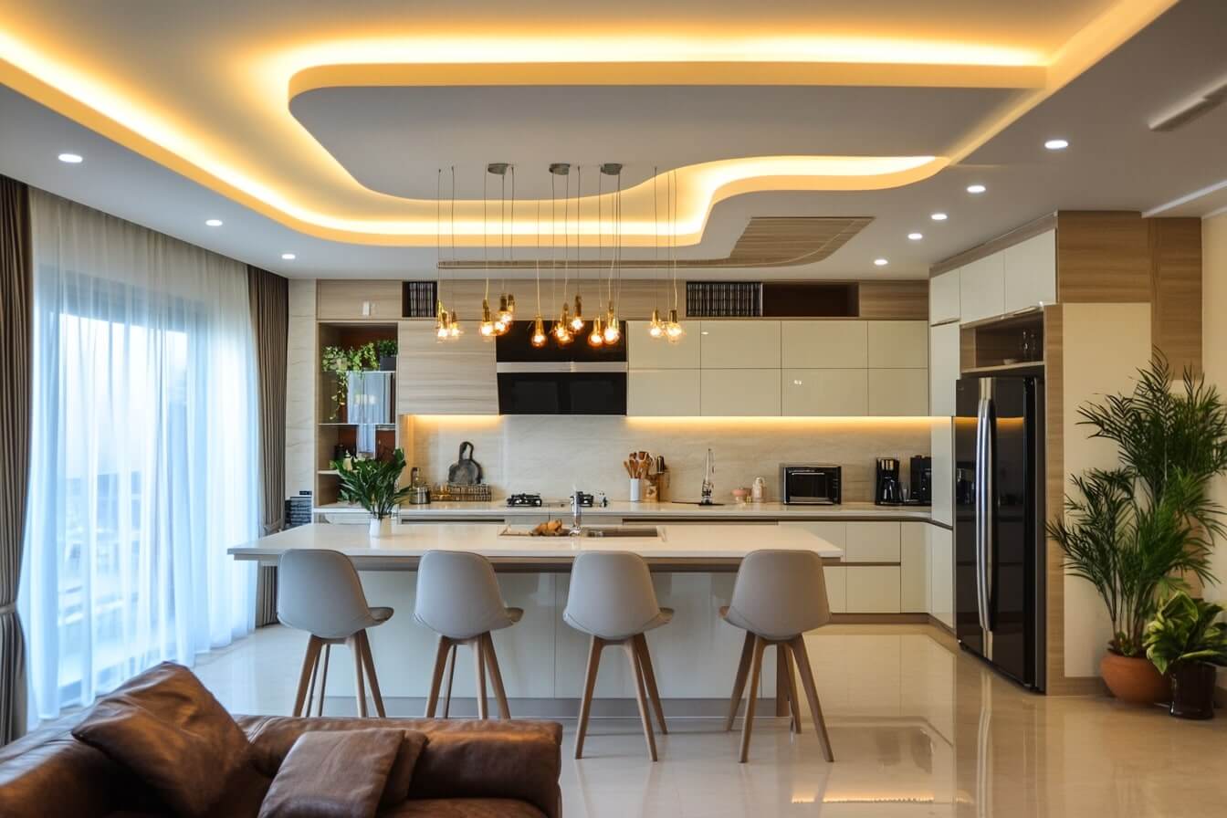 False Ceiling & Ambient Lighting