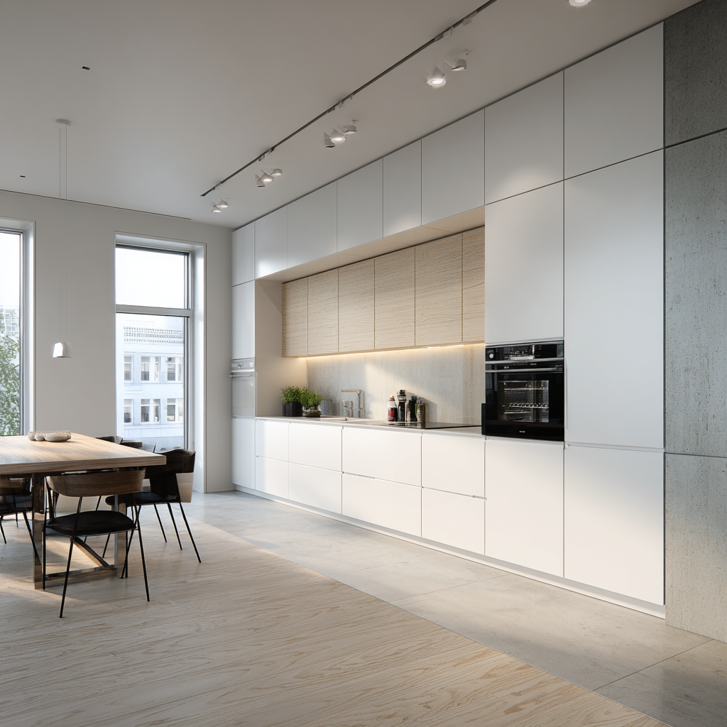 Invisible Modular Kitchen